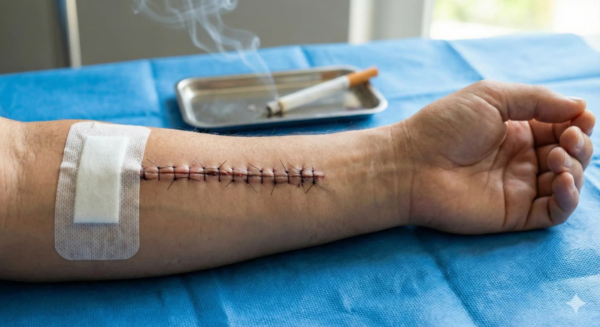 Cicatrices et tabac : Comment le monoxyde de carbone sabote votre guérison post-opératoire