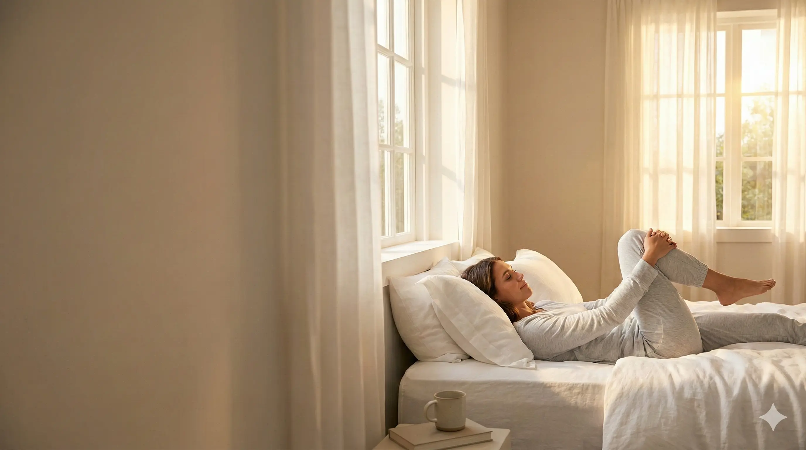 Réveil musculaire : 3 étirements à faire dans son lit pour éliminer les raideurs matinales